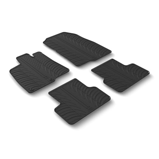 24684 - Set tappeti su misura in gomma - compatibile per  Peugeot 3008 (12/23>) ibrida