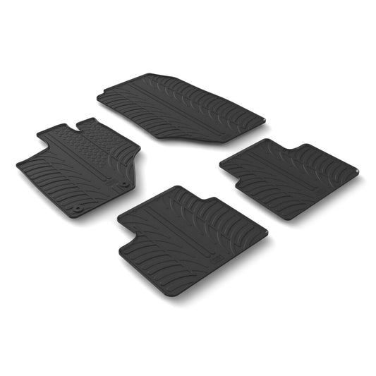 24690 - Set tappeti su misura in gomma - compatibile per  Opel Grandland 5p (11/24>) automatico, ibrida -  Citroen C5 Aircross (08/25>) Mhev