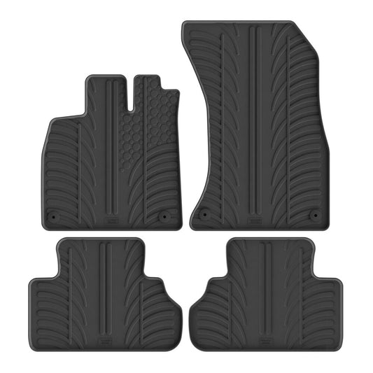 24694 - Set tappeti su misura in gomma - compatibile per  Audi Q5 5p (01/25>) automatico, Mhev
