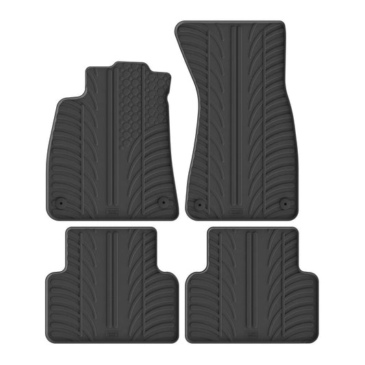 24696 - Set tappeti su misura in gomma - compatibile per  Audi A5 Avant (09/24>) automatico