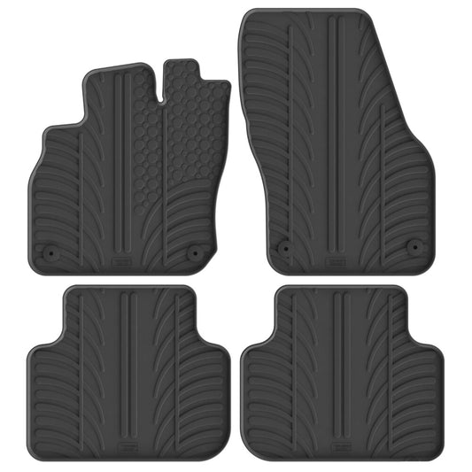 24706 - Set tappeti su misura in gomma - compatibile per  Cupra Terramar (11/24>) automatico, ibrida