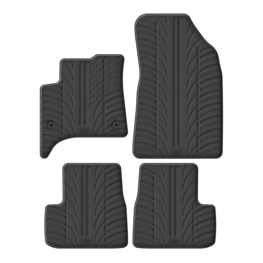 24709 - Set tappeti su misura in gomma - compatibile per  Fiat Grande Panda (04/25>) Mhev -  Citroen C3 (07/24>) ibrida