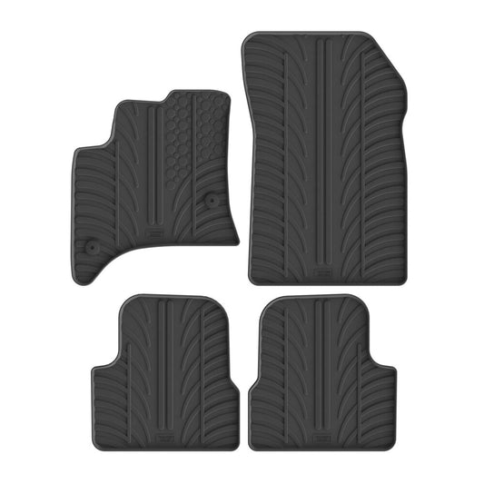24713 - Set tappeti su misura in gomma - compatibile per  Alfa Romeo Junior 5p (06/24>) automatico, Mhev