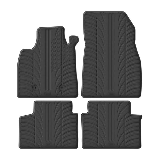 24718 - Set tappeti su misura in gomma - compatibile per  Dacia Duster (03/24>) ibrida
