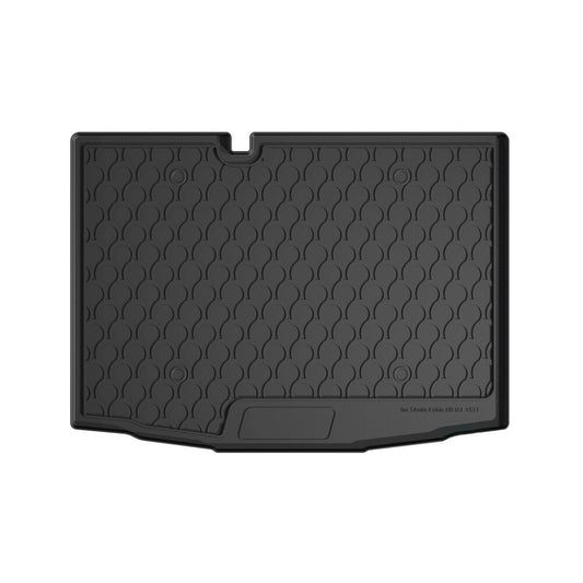 25261 - Vasca baule su misura in gomma sintetica - compatibile per  Skoda Fabia 5p (02/15>08/21) baule basso