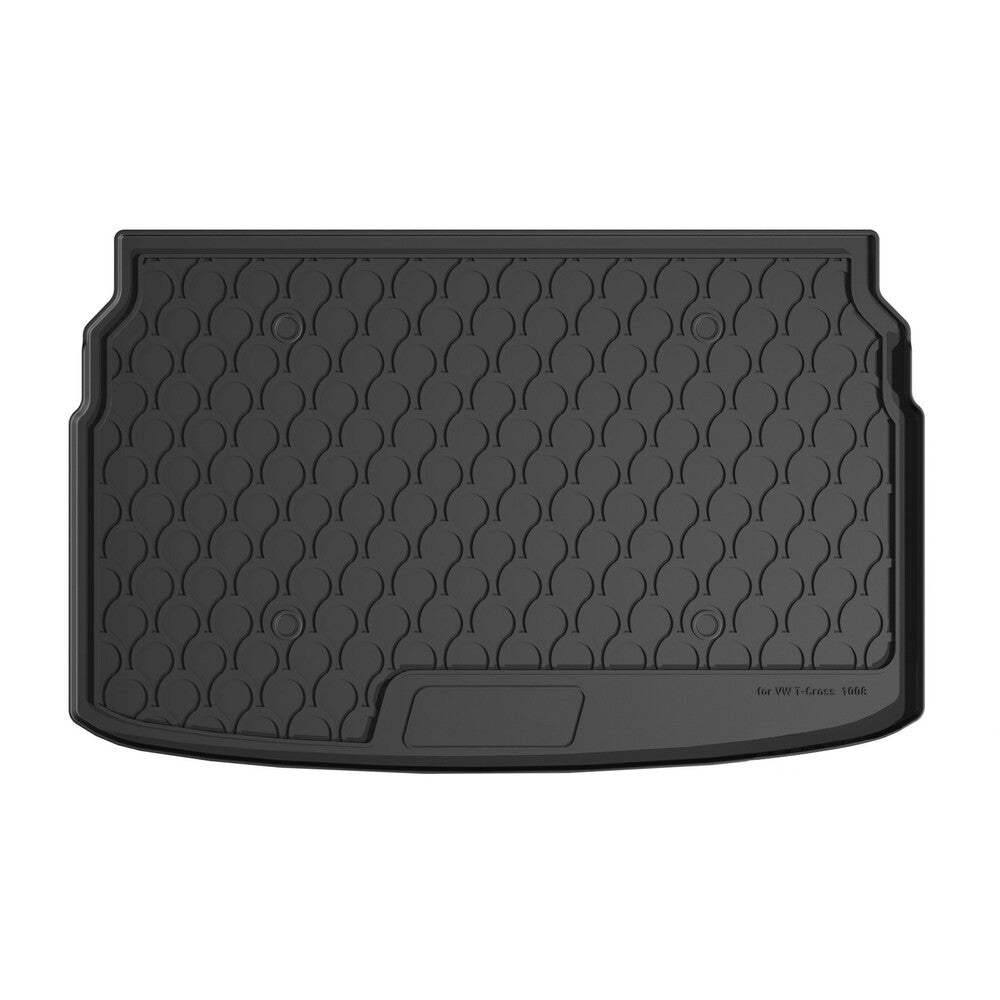 25263 - Vasca baule su misura in gomma sintetica - compatibile per  Volkswagen T-Cross (04/19>) baule basso
