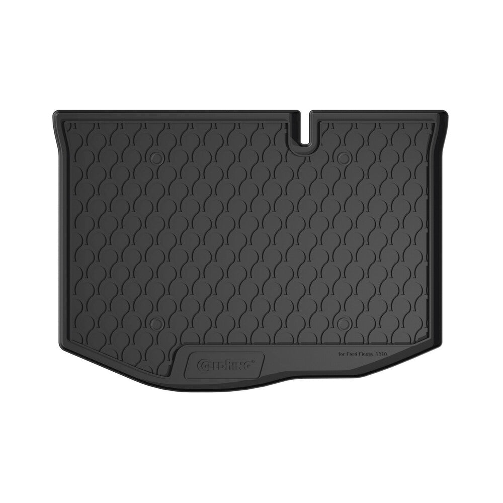 25390 - Vasca baule su misura in gomma sintetica - compatibile per  Ford Fiesta 3p (09/08>05/17) baule basso -  Ford Fiesta 5p (09/08>05/17) baule basso