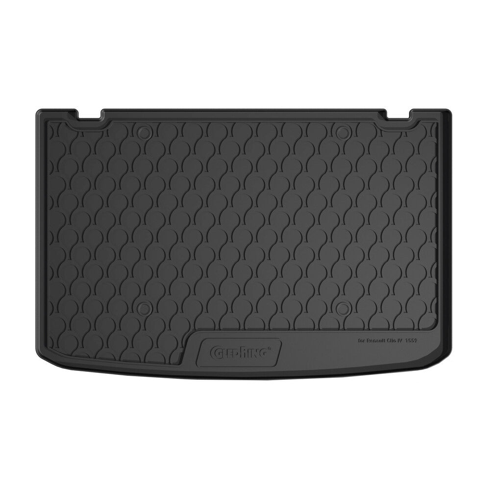 25398 - Vasca baule su misura in gomma sintetica - compatibile per  Renault Clio IV 5p (10/12>07/19) -  Renault Clio IV Generation (08/19>03/20)