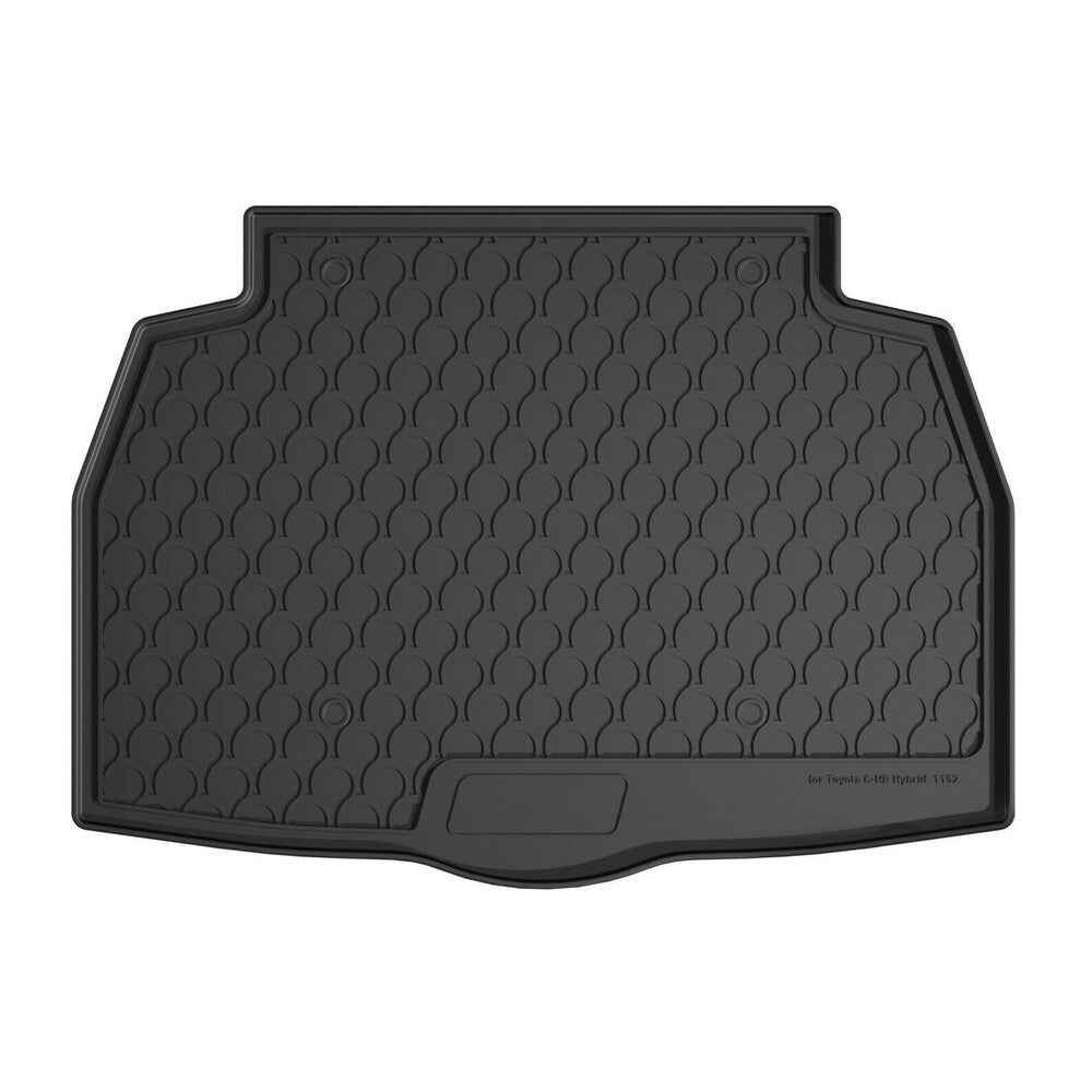 25429 - Vasca baule su misura in gomma sintetica - compatibile per  Toyota C-HR (12/16>11/23) baule basso, no subwoofer