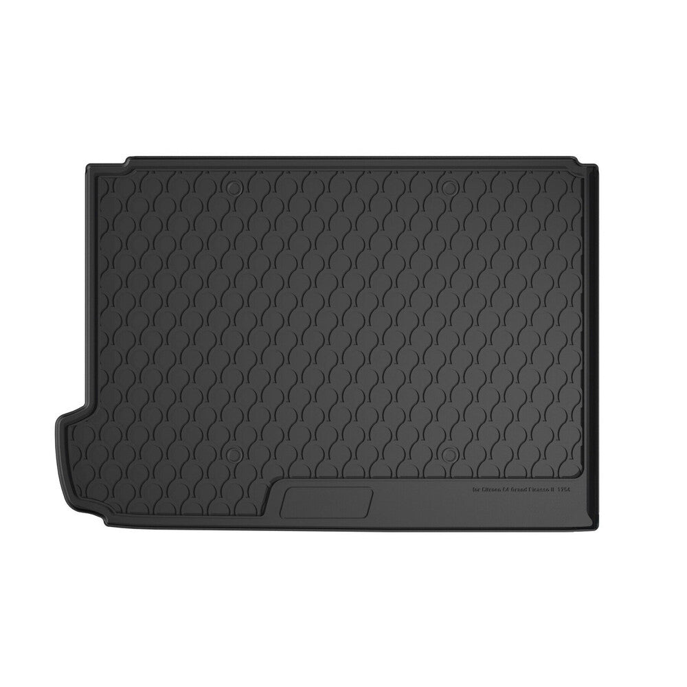 25509 - Vasca baule su misura in gomma sintetica - compatibile per  Citroen C4 Grand Picasso (10/13>05/18) 5 posti, 7 posti