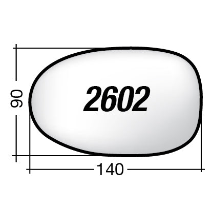 Vetro SPECCHIO RETROVISORE Sinistro/Destro MICROCAR AIXAM A 2003-2010