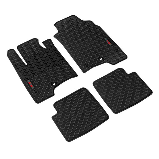 26300 - Pilot, set tappeti su misura in eco gomma - compatibile per Fiat Panda (02/12>10/20) fino al 2014 - Fiat Panda (02/12>) dal 2014