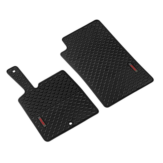 26311 - Pilot, set tappeti su misura in eco gomma - compatibile per Smart Fortwo (03/00>10/14)  - Smart Fortwo Cabrio (01/07>11/15)