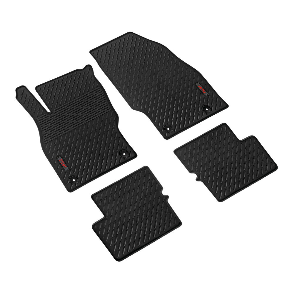 26329 - Pilot, set tappeti su misura in eco gomma - compatibile per Opel Corsa E 3p (12/14>08/19)  - Opel Corsa E 5p (12/14>08/19)