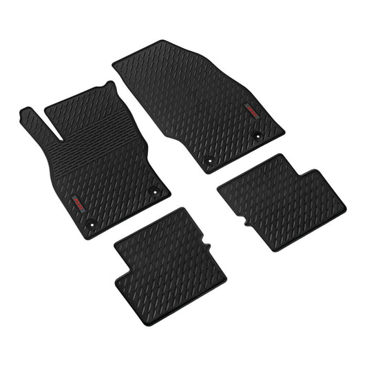 26329 - Pilot, set tappeti su misura in eco gomma - compatibile per Opel Corsa E 3p (12/14>08/19)  - Opel Corsa E 5p (12/14>08/19)