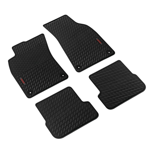 26337 - Pilot, set tappeti su misura in eco gomma - compatibile per Audi A6 4p (09/04>03/11)  - Audi A6 Allroad (06/06>02/12)  - Audi A6 Avant (03/05>08/11)