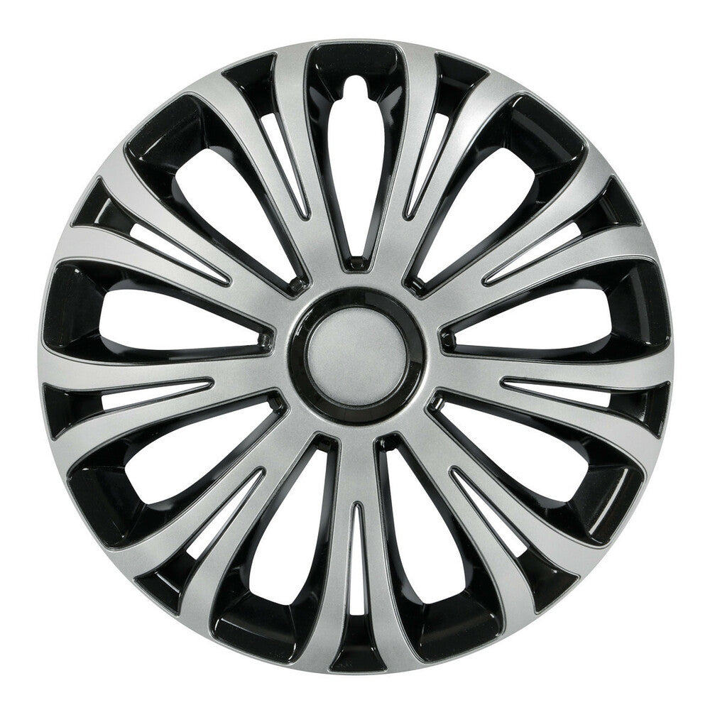 31617 - Avera Silver & Black - Set 4 copricerchi - Ø 15"