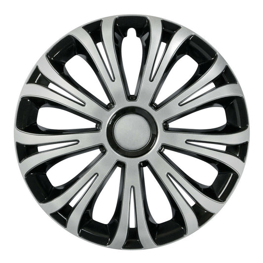 31618 - Avera Silver & Black - Set 4 copricerchi - Ø 16"