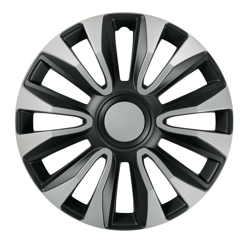 31623 - Avalone Silver & Black - Set 4 copricerchi - Ø 16"