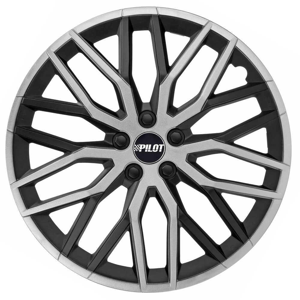 31662 - Speedster - Set 4 copricerchi - 15" - Nero/Argento