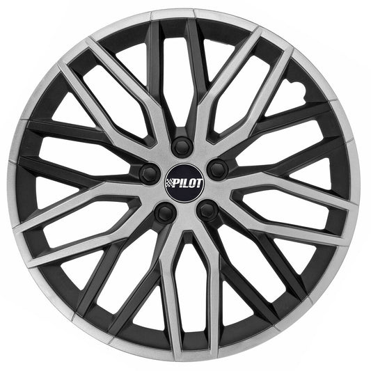 31662 - Speedster - Set 4 copricerchi - 15" - Nero/Argento