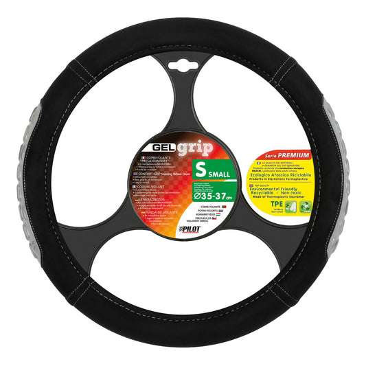 32950 - Gel Grip, coprivolante in microfibra - S - Ø 35/37 cm - Grigio