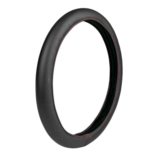 32967 - Skin-Cover, coprivolante elasticizzato in Skeentex - Nero/Rosso - S - Ø 35/37 cm