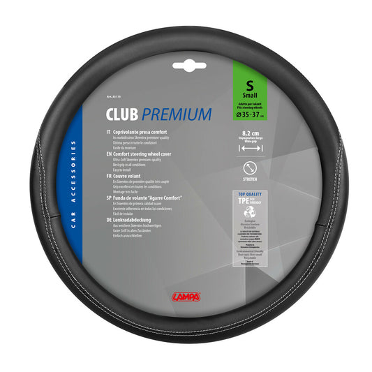 33115 - Club, coprivolante in Skeentex - S - Ø 35/37 cm - Nero