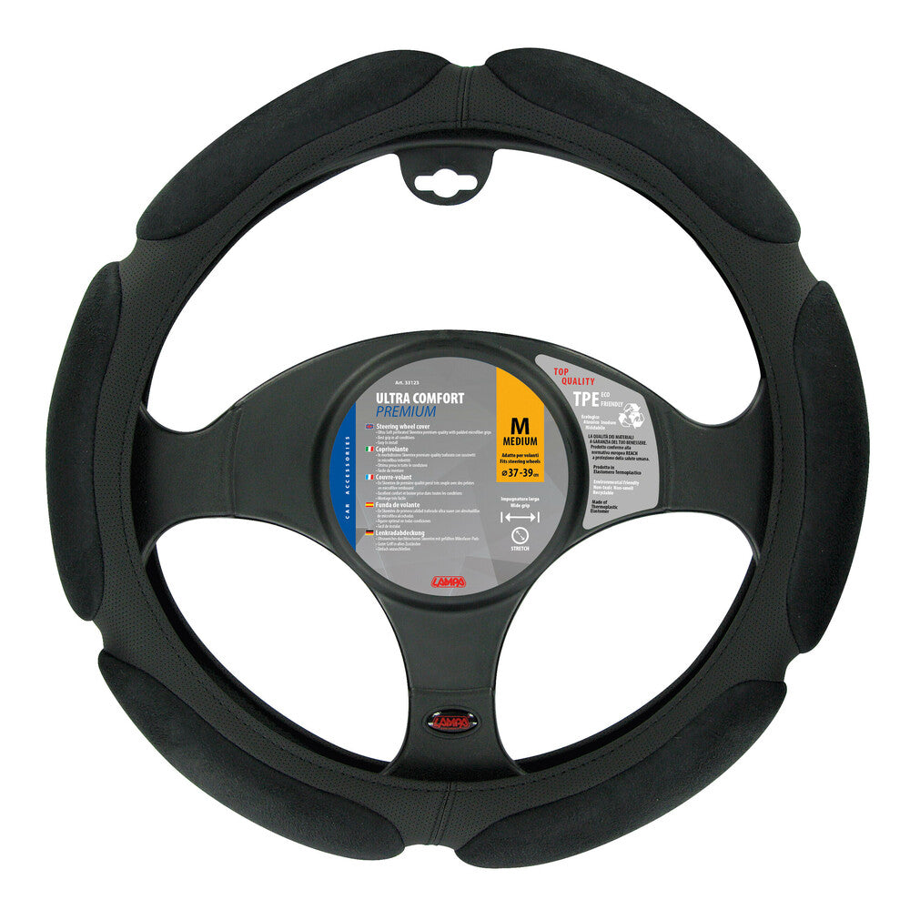 33123 - Ultra-Comfort, coprivolante in microfibra - M - Ø 37/39 cm