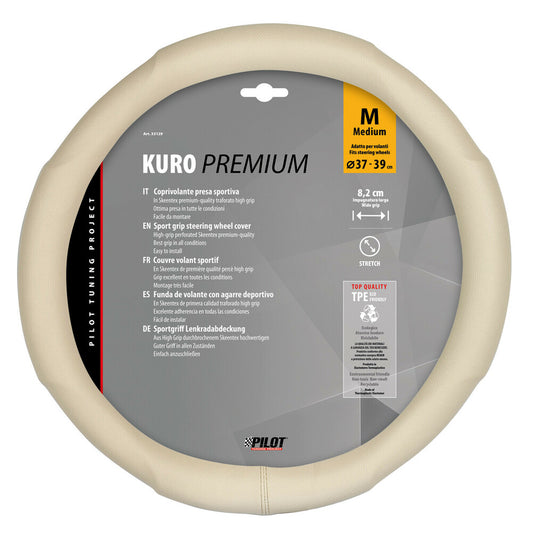 33129 - Kuro, coprivolante in Skeentex - M - Ø 37/39 cm - Beige