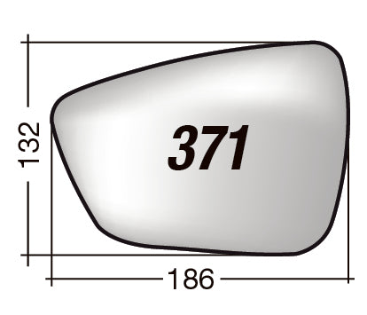 Vetro SPECCHIO RETROVISORE Destro DX FORD KUGA 2020-