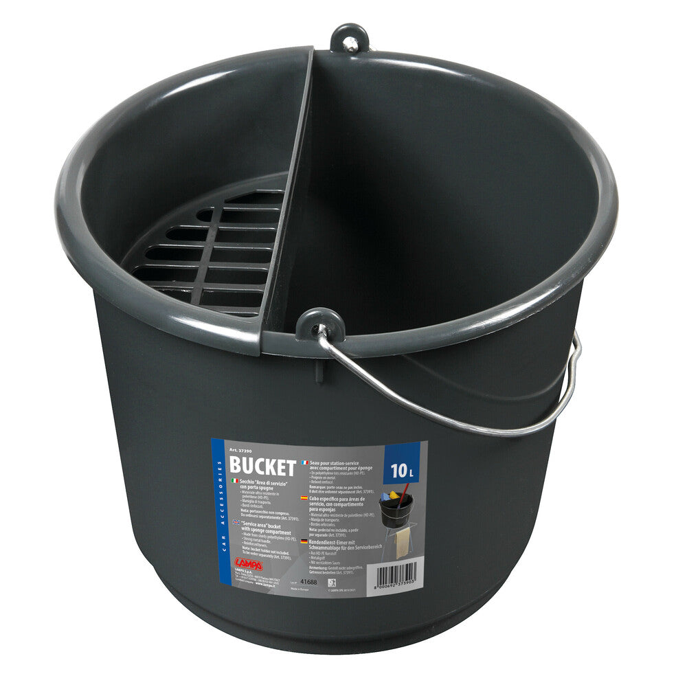 Area di Servizio, secchio con porta spugna - 10 L - 37390
