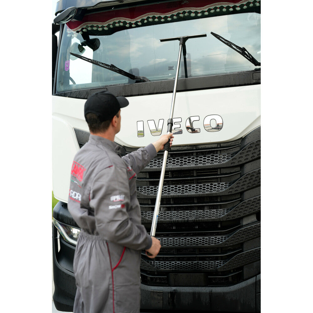Manico telescopico in acciaio inox - 115-200 cm - 37448