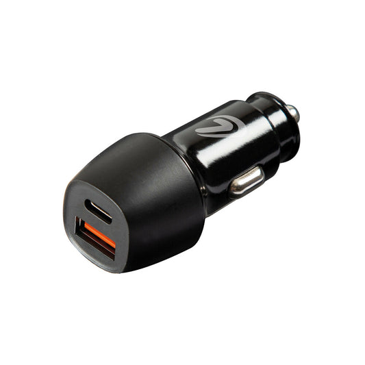 38718 - Usb Power Tec, caricabatteria 2 porte Usb - PD / QC 3.0 - 18W - 12/24V