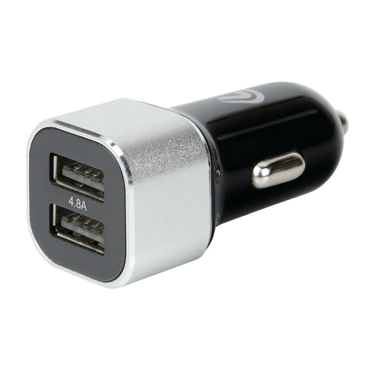 38871 - Caricabatteria 2 porte Usb - Fast Charge - 4800 mA - 12/24V