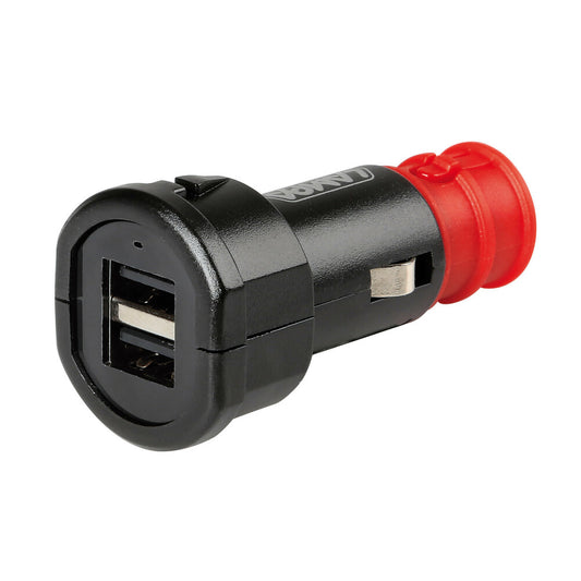 38881 - Uni-Tech, caricabatteria universale 2 porte Usb - Fast Charge - 2700 mA  - 12/32V