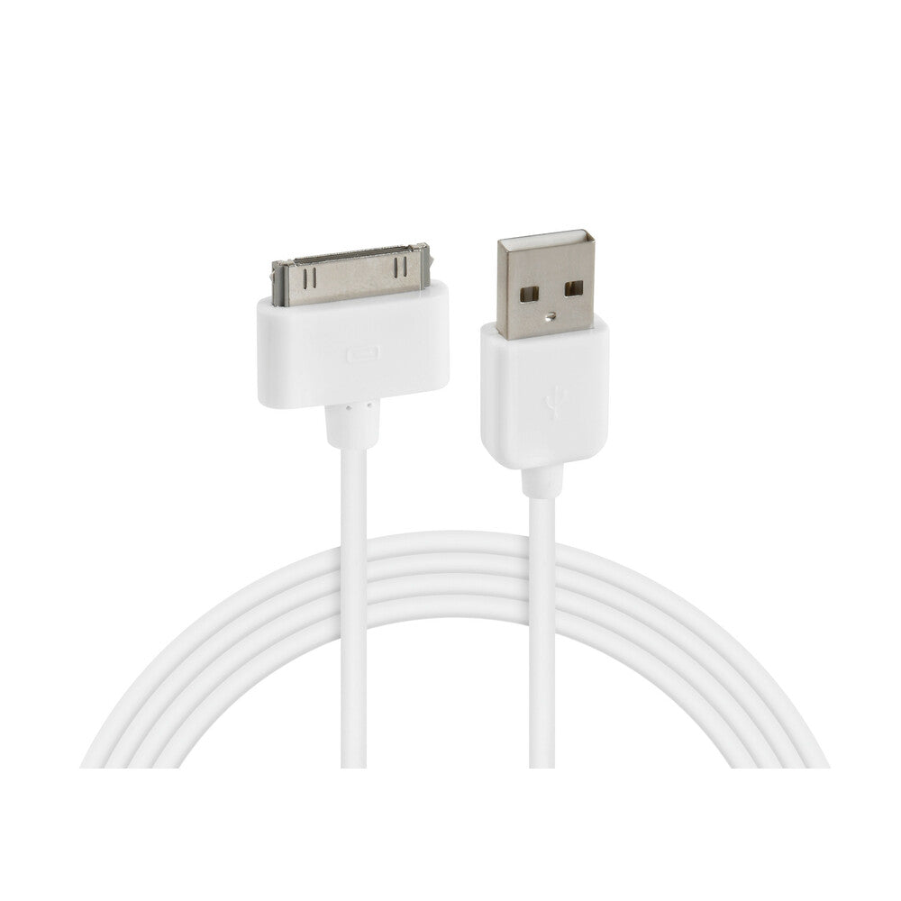 38932 - Cavo Usb > Apple Dock 30 Pin - 100 cm - Bianco