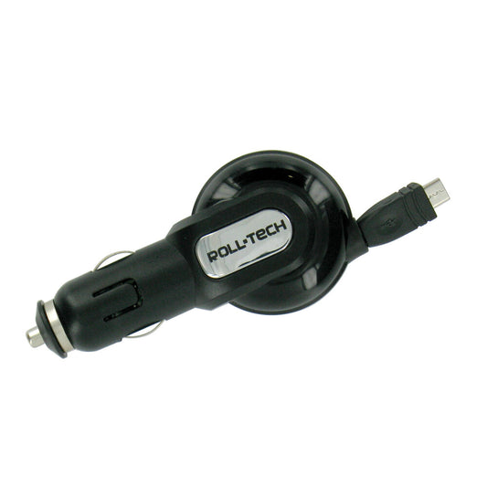 38998 - Roll-Tech, caricabatteria Mini Usb - 1000 mA - 12/24V