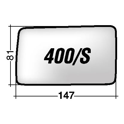 Vetro SPECCHIO RETROVISORE Sinistro SX MERCEDES CLASSE E (W124) 1984-1997