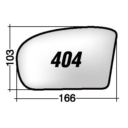 Vetro SPECCHIO RETROVISORE Sinistro SX MERCEDES CLASSE S (W220) 1998-2002