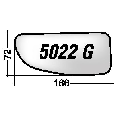 Vetro SPECCHIO RETROVISORE Destro DX FIAT DUCATO 1999-2006