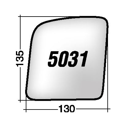 Vetro SPECCHIO RETROVISORE Destro DX FORD TOURNEO CONNECT 2002-2009