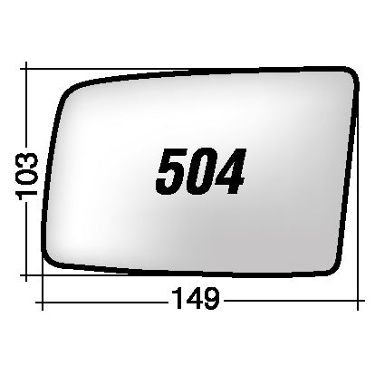 Vetro SPECCHIO RETROVISORE Destro DX OPEL ASTRA (F) 1991-1994