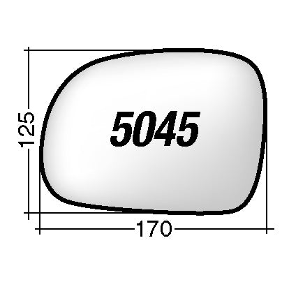 Vetro SPECCHIO RETROVISORE Sinistro SX MERCEDES VIANO (W639) 2003-2011