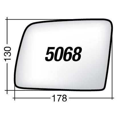 Vetro SPECCHIO RETROVISORE Sinistro SX FORD TRANSIT CONNECT 2009-2012