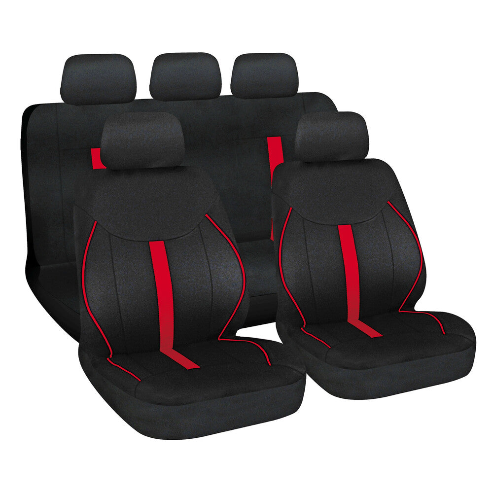 54677 - Speed, set fodere coordinate - Nero/Rosso