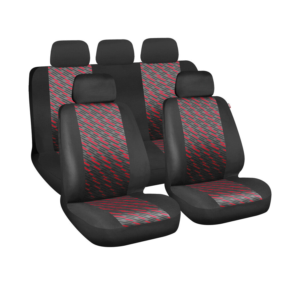 54681 - Free, set fodere coordinate - Nero/Rosso