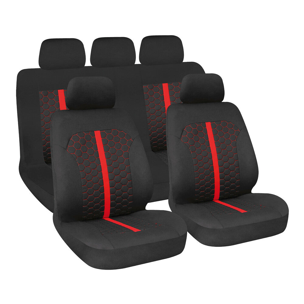 54687 - Stinger, set fodere coordinate - Nero/Rosso