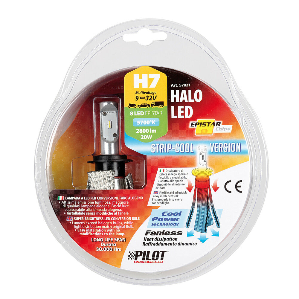 57821 - 9-32V Halo Led Serie 2 Strip-Cool - (H7) - 20W - PX26d - 1 pz  - D/Blister