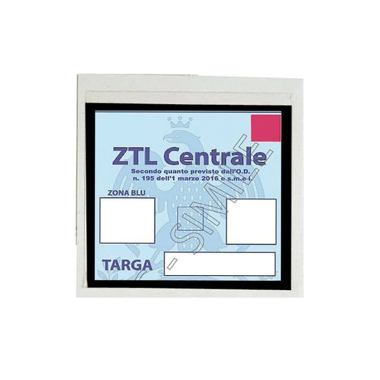 65357 - Basic, porta certificato adesivo